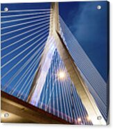 Zakim Bridge Upclose Acrylic Print