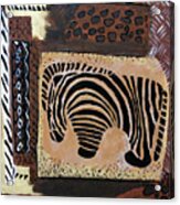 Zebra Abstract Acrylic Print