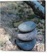 Zen Stones Acrylic Print