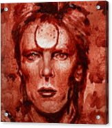 Ziggy Stardust / David Bowie Acrylic Print