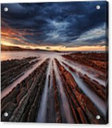 Zumaia Flysch 6 Acrylic Print