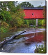 Zumbrota Minnesota Historic Covered Bridge 5 Acrylic Print