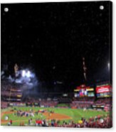 2011 World Series Game 7 - Texas Acrylic Print