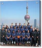 2017 Nba Global Games - China #1 Acrylic Print