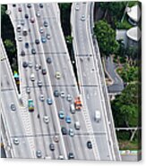 Aerial Of Super Highway, Singapore #1 Acrylic Print