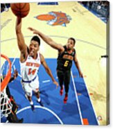 Atlanta Hawks V New York Knicks Acrylic Print