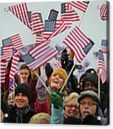 Barack Obama Sworn In As U.s. President #1 Acrylic Print