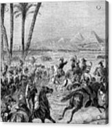Battle Of The Pyramids, 21st July 1798 #1 Acrylic Print