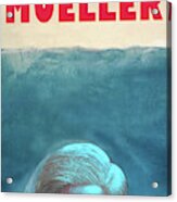 Bob Mueller Jaws Justice Poster Art #1 Acrylic Print