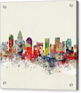 Charlotte City Skyline #1 Acrylic Print