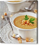 Chick-pea Soup #1 Acrylic Print