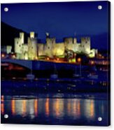 Conwy Castle At Night #1 Acrylic Print
