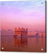 Dawn At The Golden Temple, Amritsar #1 Acrylic Print