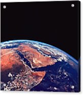 Earth Viewed From A Satellite #1 Acrylic Print