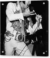 Elvis Presley In Concert #1 Acrylic Print
