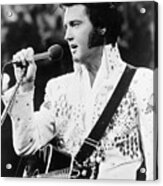 Elvis Presley Performing #1 Acrylic Print