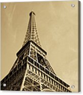 France, Paris, Eiffel Tower At Dawn #1 Acrylic Print
