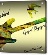 Freebird Lynyrd Skynyrd Ronnie Van Zant #1 Acrylic Print
