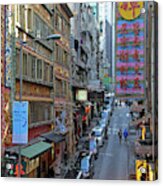 Hong Kong China Acrylic Print