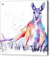 Kangaroo Painting #1 Acrylic Print