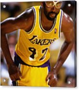 Los Angeles Lakers James Worthy by Andrew D. Bernstein