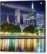 Melbourne Skyline #1 Acrylic Print