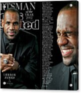 Miami Heat Lebron James, 2012 Sportsman Of The Year Sports Illustrated Cover Acrylic Print