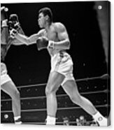 Muhammad Ali Punching Ernie Terrell #1 Acrylic Print