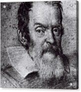 Portrait Of Galileo Galilei #1 Acrylic Print