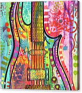 Prince Cloud Guitar Acrylic Print