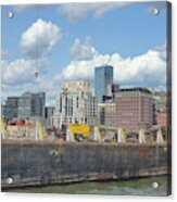 Rusting Barge #1 Acrylic Print