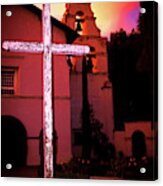 San Jua Bautista Mission Cross #1 Acrylic Print
