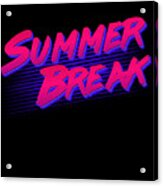 Summer Break Retro #1 Acrylic Print
