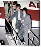 The Beatles Arriving #1 Acrylic Print