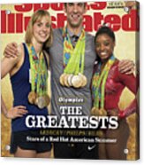 The Greatests Ledecky  Phelps  Biles Sports Illustrated Cover Acrylic Print