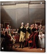 The Resignation Of General Washington, December 23, 1783 Acrylic Print