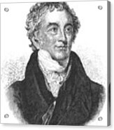 Thomas Young 1773-1829, Physicist #1 Acrylic Print