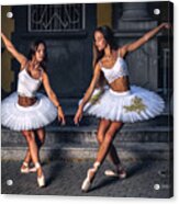 Two Ballerinas #1 Acrylic Print