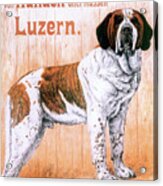 Vintage Dog Show Poster #1 Acrylic Print