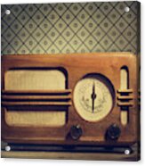 Vintage Radio Still Life Acrylic Print