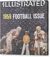 Virginia Tech Qb Billy Cranwell Sports Illustrated Cover Acrylic Print