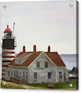 West Quoddy Head Lighthouse #1 Acrylic Print