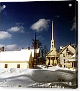 Winter In Vermont #1 Acrylic Print