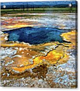 Yellowstone Thermal Pool #1 Acrylic Print