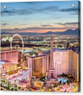 Las Vegas, Nevada, Usa Skyline #10 Acrylic Print