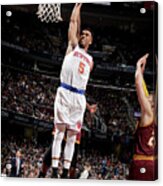 New York Knicks V Cleveland Cavaliers Acrylic Print