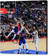 Charlotte Hornets V Detroit Pistons Acrylic Print