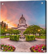 Olympia, Washington, Usa State Capitol #12 Acrylic Print