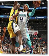 Indiana Pacers V Charlotte Hornets #15 Acrylic Print