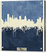 Baltimore Maryland Skyline #16 Acrylic Print